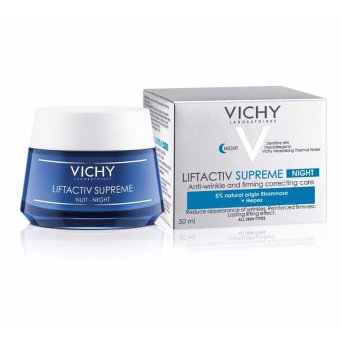 Hình ảnh kem dưỡng Vichy Liftactiv Nuit Supreme - giải pháp nâng cơ, xóa nhăn ban đêm
