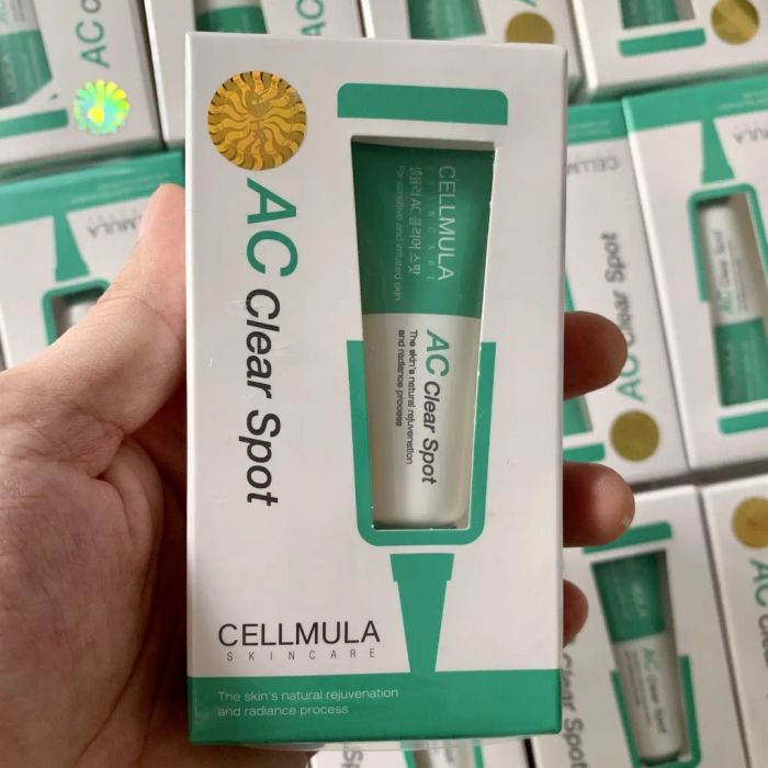 Hình ảnh chi tiết Kem Chấm Mụn Cellmula Ac Clear Spot