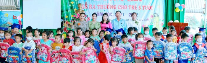 Những nụ cười trẻ thơ tại Trường Mầm non Hoa Pơ Lang