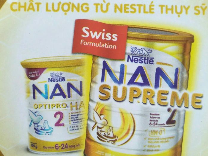 Hình ảnh Sữa Bột Nestlé NAN SUPREME 2 - Sản phẩm dinh dưỡng cao cấp