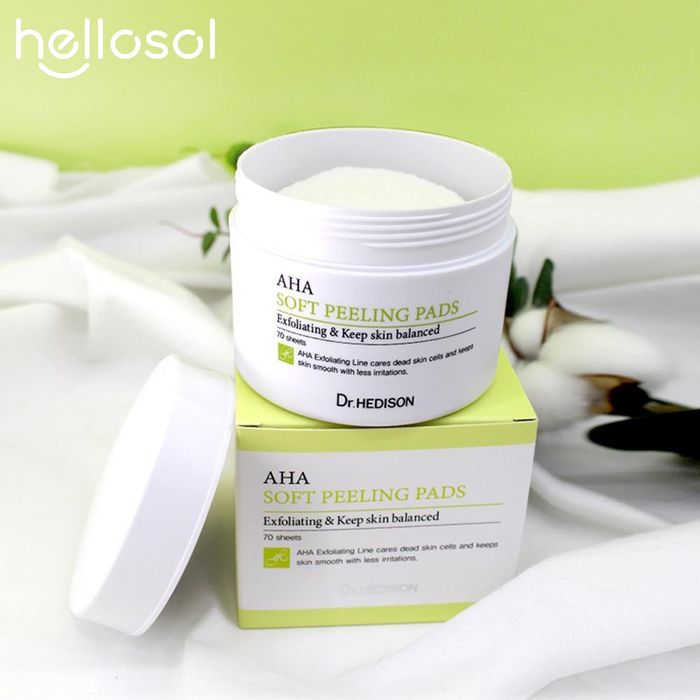 AHA Soft Peeling Pad - Miếng Tẩy Da Chết Dịu Nhẹ Cho Làn Da Tươi Sáng (Hình ảnh minh họa 2)