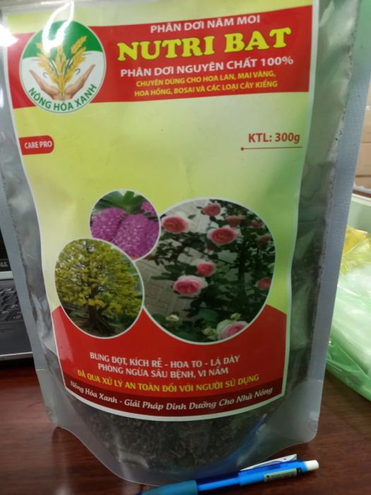 Hình ảnh phân dơi NUTRI BAT cao cấp - Dinh dưỡng vàng cho cây trồng