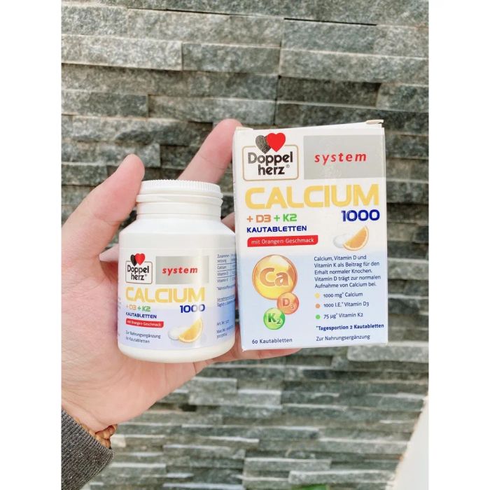 Hình ảnh thực tế sản phẩm Doppelherz Vitamin D3+K2