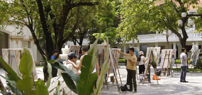Không gian sáng tạo tại Đại học Mỹ thuật Việt Nam - Nơi nghệ thuật được thăng hoa