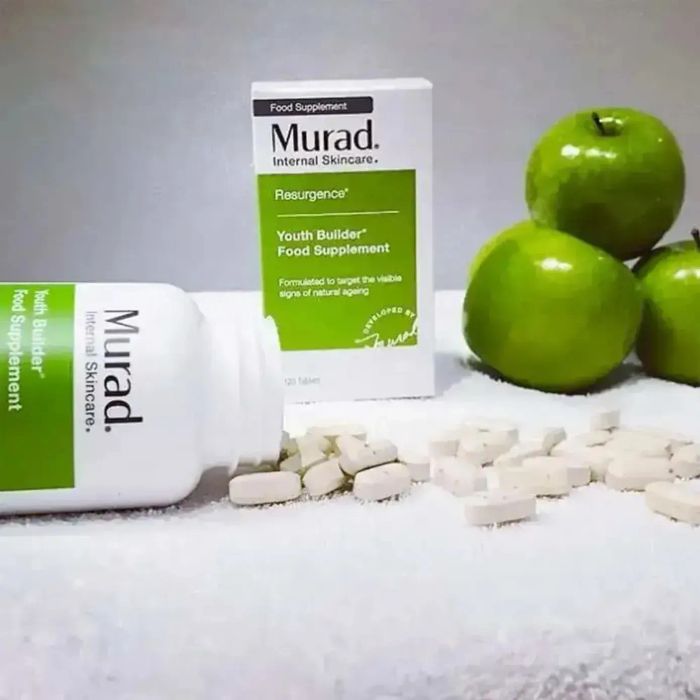 Hình ảnh cận cảnh Viên Uống Collagen Murad - Bao bì chính hãng nguyên seal