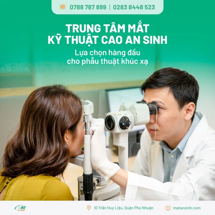 Phòng khám hiện đại tại Trung tâm Mắt An Sinh