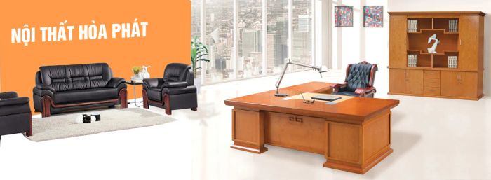 Ảnh 1 - Không gian làm việc hiện đại với nội thất Hòa Phát