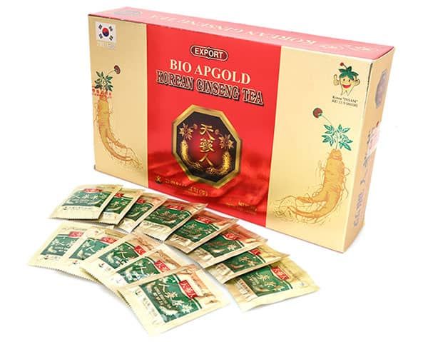 Hình ảnh Trà Hồng Sâm Bio Apgold - Sản phẩm hữu cơ cho sức khỏe