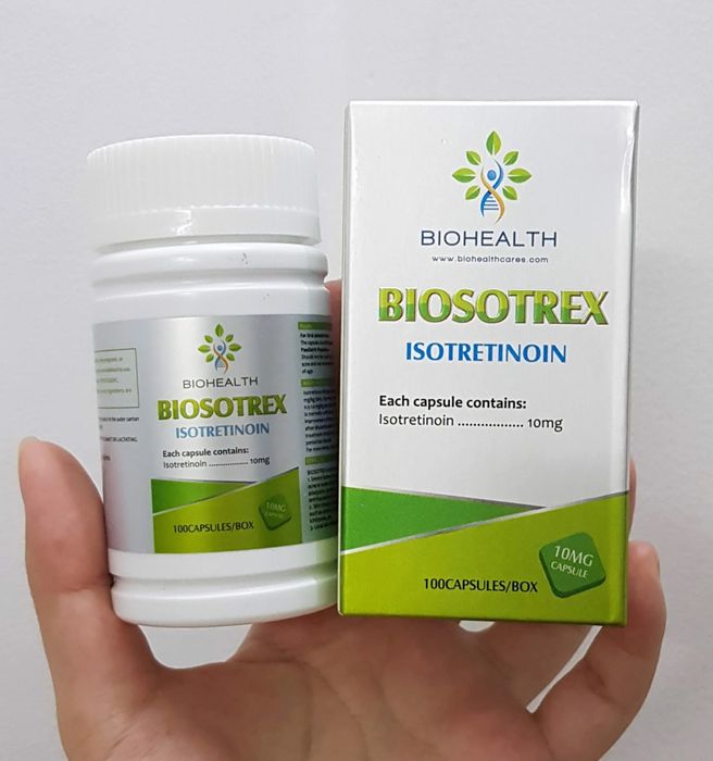 Hình ảnh thực tế viên uống Biosotrex - Giải pháp vàng cho làn da mụn