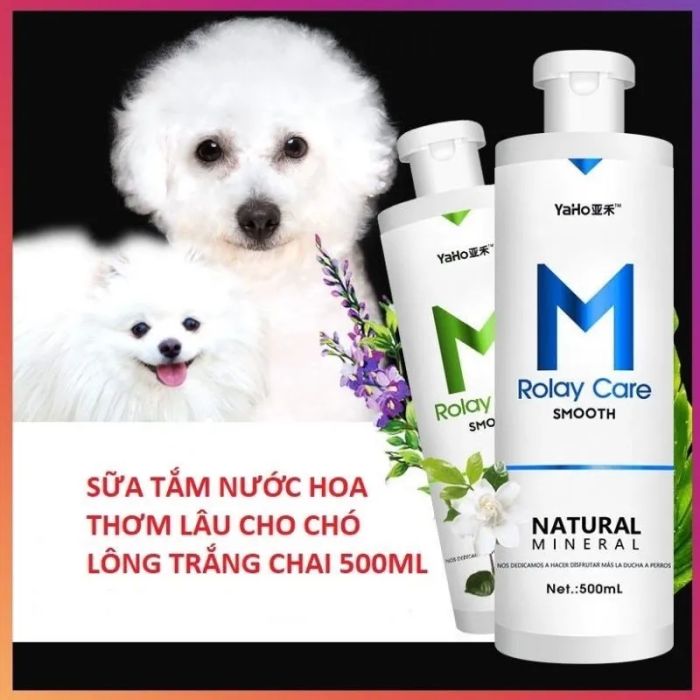 Hình ảnh minh họa sữa tắm M Royal Care cho chó mèo