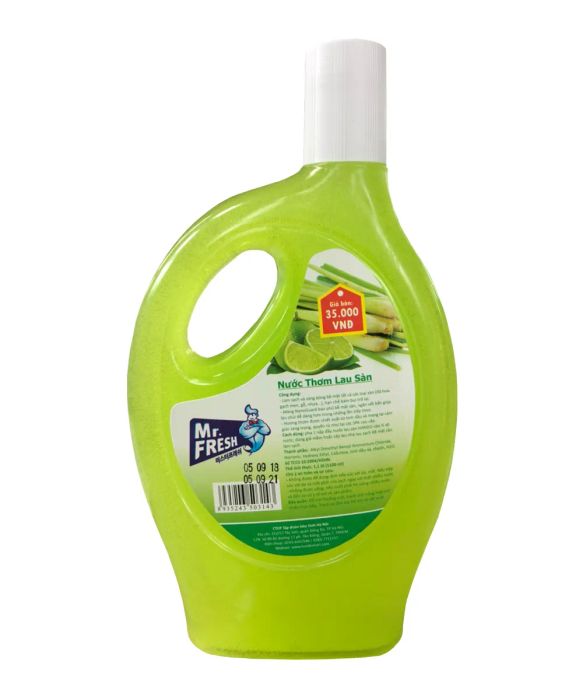 Hình ảnh chai nước lau sàn Mr.Fresh hương chanh sả 1.1L