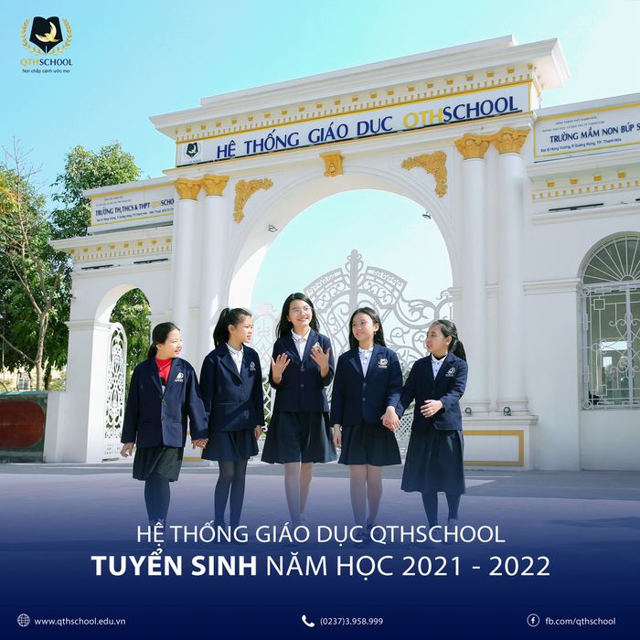 Hình ảnh cơ sở vật chất hiện đại tại Trường THCS QTH