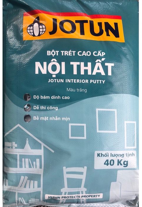 Hình ảnh minh họa chất lượng bột trét Jotun Putty Interior
