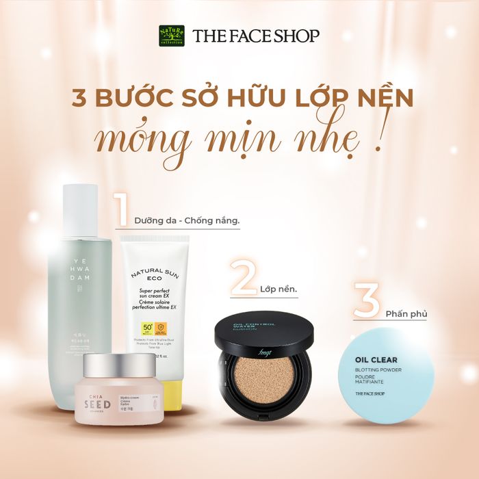 Không gian mua sắm sang trọng tại The Face Shop