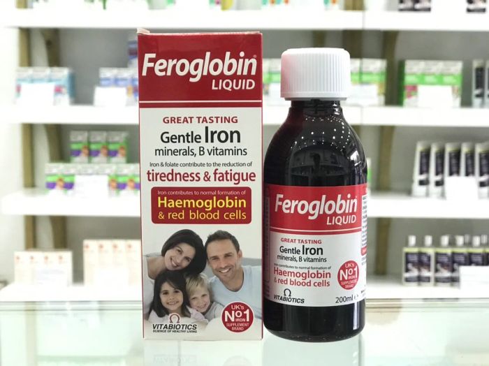 Hình ảnh sản phẩm FEROGLOBIN LIQUID - Siro bổ sung sắt