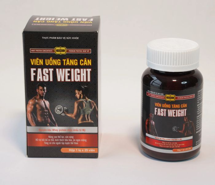 Hình ảnh bao bì và thành phần viên uống Fast Weight