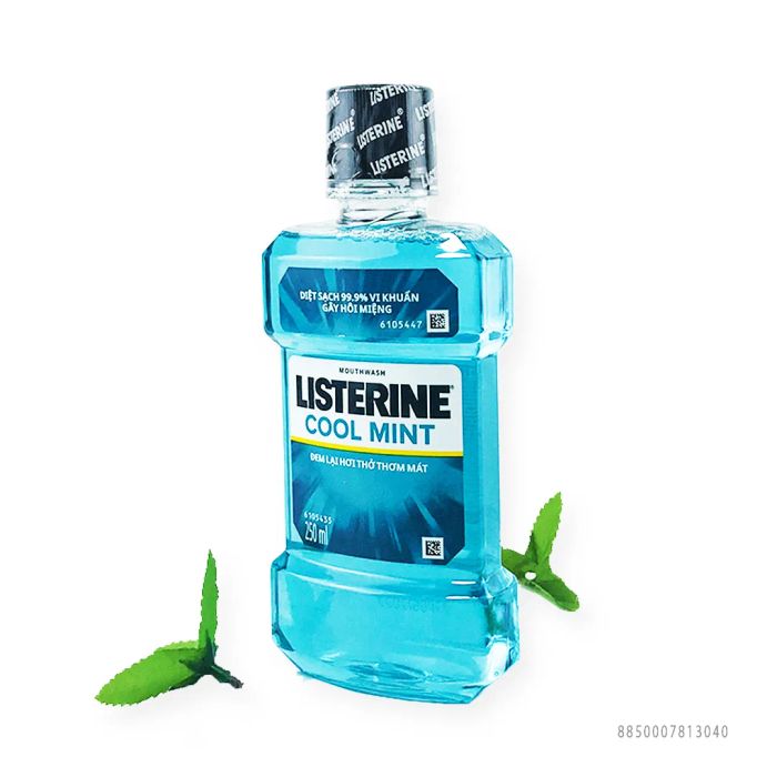 Hình ảnh bao bì sản phẩm Listerine Bạc Hà