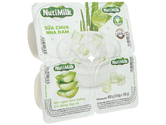 Hình ảnh sữa chua Nutimilk nha đam