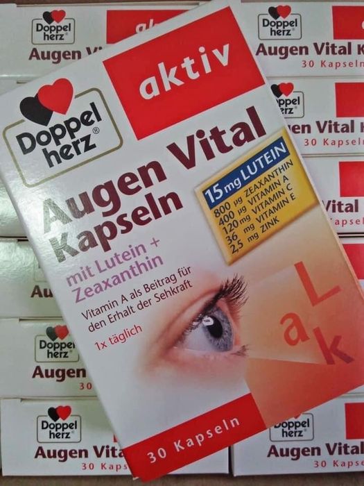 Hình ảnh viên uống bổ mắt Doppelherz Augen Vital Kapseln