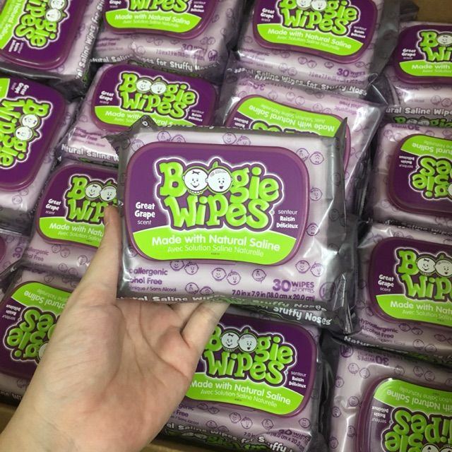Hình ảnh khăn lau Boogie Wipes - Chăm sóc hô hấp chuẩn Mỹ