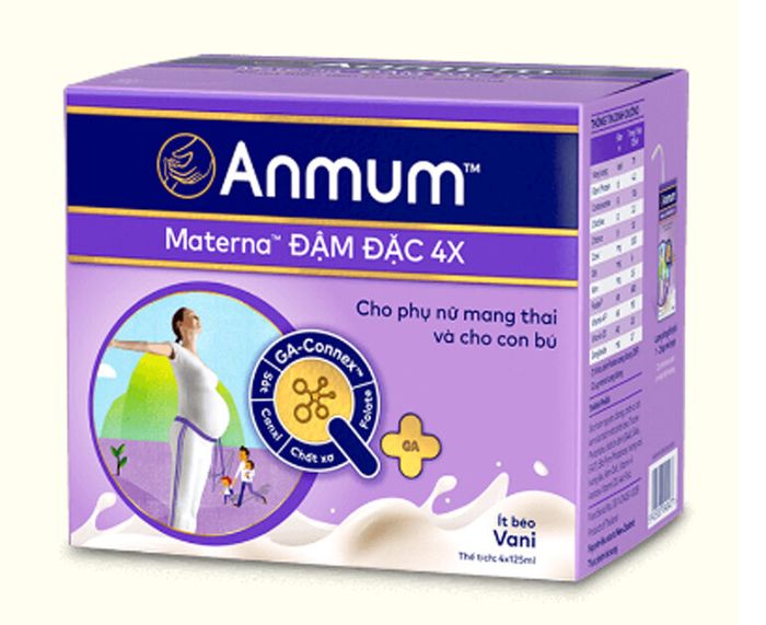 Hình ảnh sữa Anmum Materna đóng hộp sang trọng