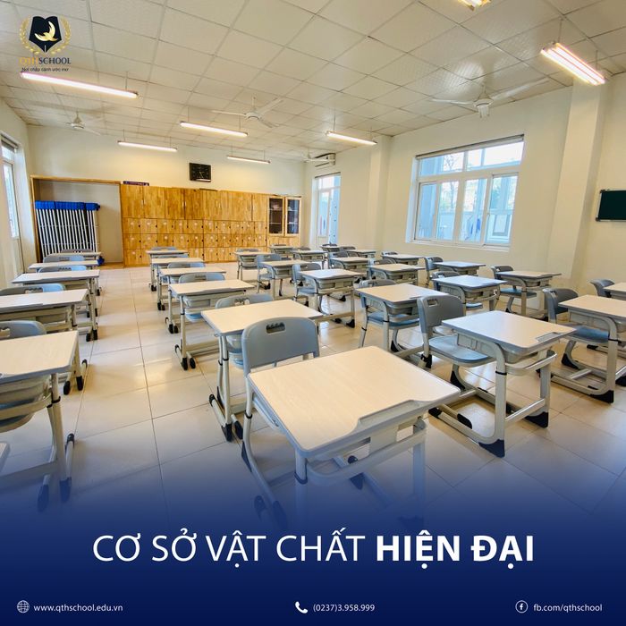 Hình ảnh hoạt động học tập sôi nổi tại Trường THCS QTH
