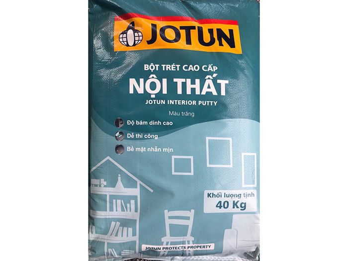 Hình ảnh thực tế thi công Jotun Putty Interior