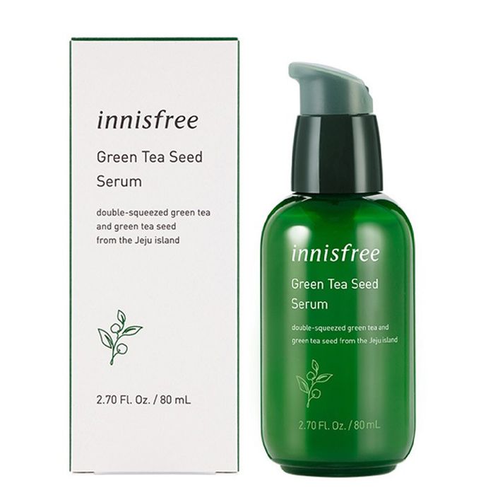 Hình ảnh thực tế Innisfree Green Tea Seed Serum - Tinh chất trà xanh Jeju cao cấp