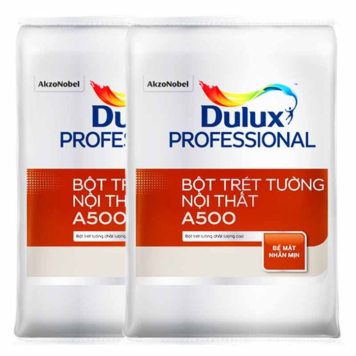 Hình ảnh thực tế bột trét tường Dulux Professional A500