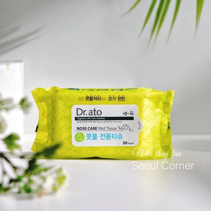 Hình ảnh giấy lau mũi DR.ATO - Công nghệ chăm sóc hô hấp từ Hàn Quốc