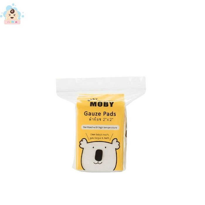 Góc cận cảnh gạc rơ lưỡi Baby Moby - thiết kế an toàn cho bé