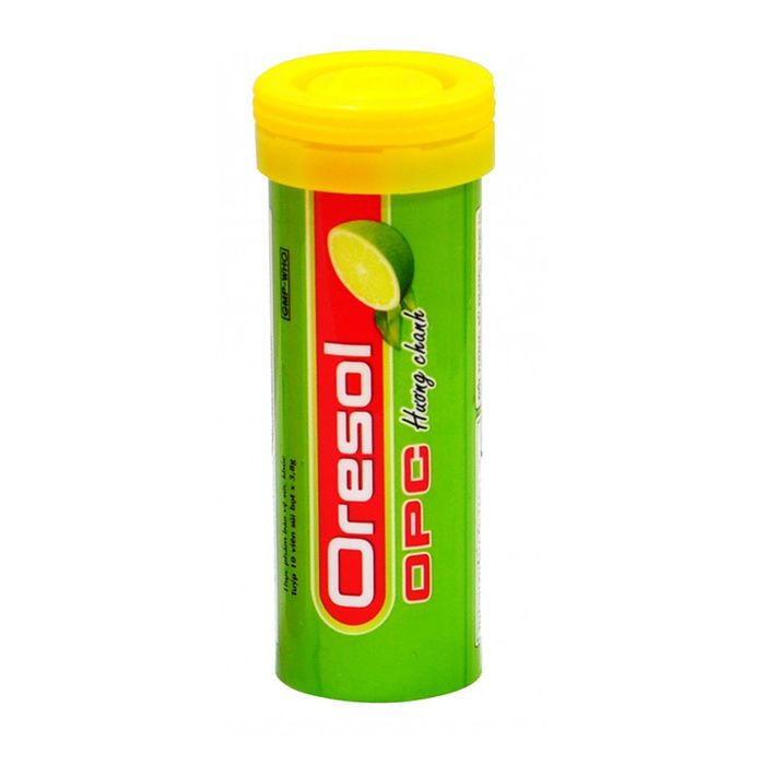 Hình ảnh bao bì Oresol Opc Hương Chanh - sản phẩm bù điện giải chất lượng cao