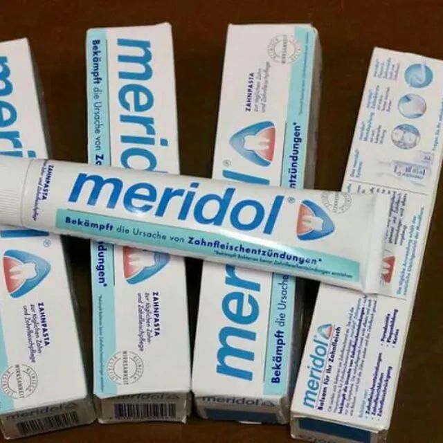 Hình ảnh minh họa kem đánh răng Meridol Zahnfleischutz