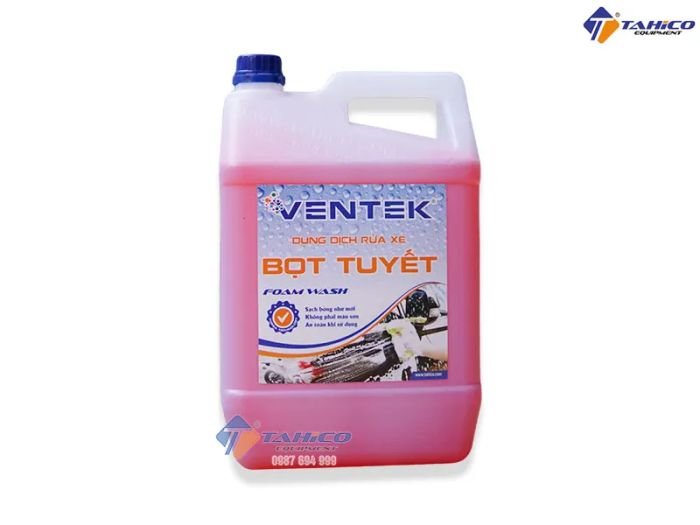 Hình ảnh minh họa dung dịch rửa xe Ventek - Phiên bản cao cấp