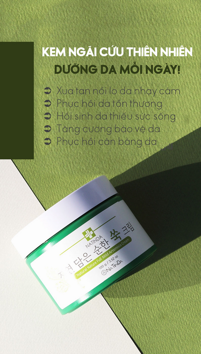 Kem dưỡng da ngải cứu Natinda Nature Full Mild Artemisia Cream - Hình ảnh 1