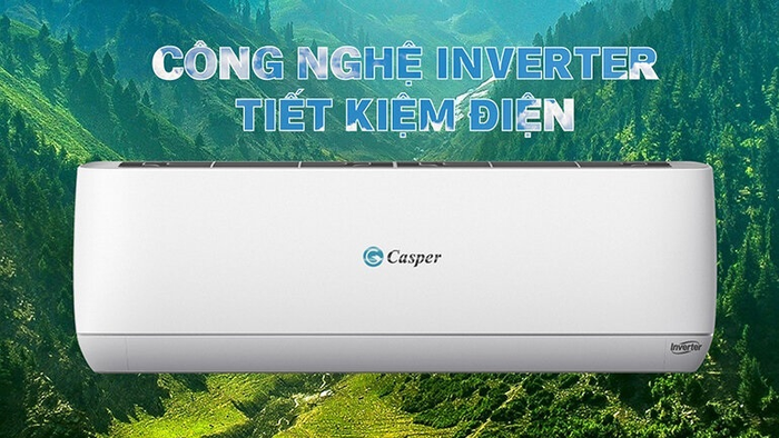 Điều hòa Casper Inverter 1 chiều 24000 BTU HC-24IA33 gas R-32