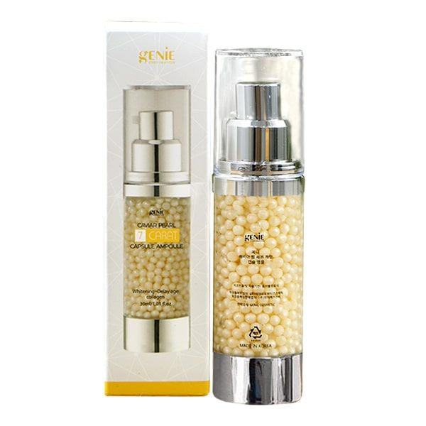 Hình ảnh thực tế serum Genie Caviar Pearl phiên bản cao cấp Hàn Quốc