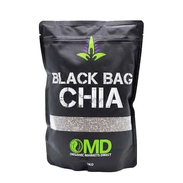 Hình ảnh hạt chia hữu cơ Black Bag OMD Úc