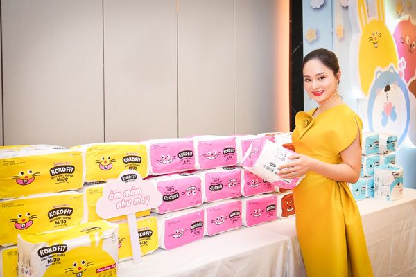 Hình ảnh thực tế tã bỉm Kokofit công nghệ Quantum Dry