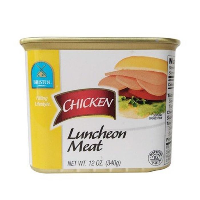 Hình ảnh minh họa thịt hộp Chicken Luncheon Meat Bristol