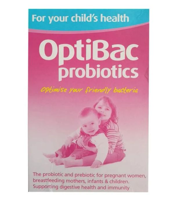 Hình ảnh Men vi sinh Optibac hồng - Thiết kế tinh tế, an toàn tuyệt đối cho trẻ sơ sinh và mẹ bầu từ thương hiệu Optibac Probiotics danh tiếng.