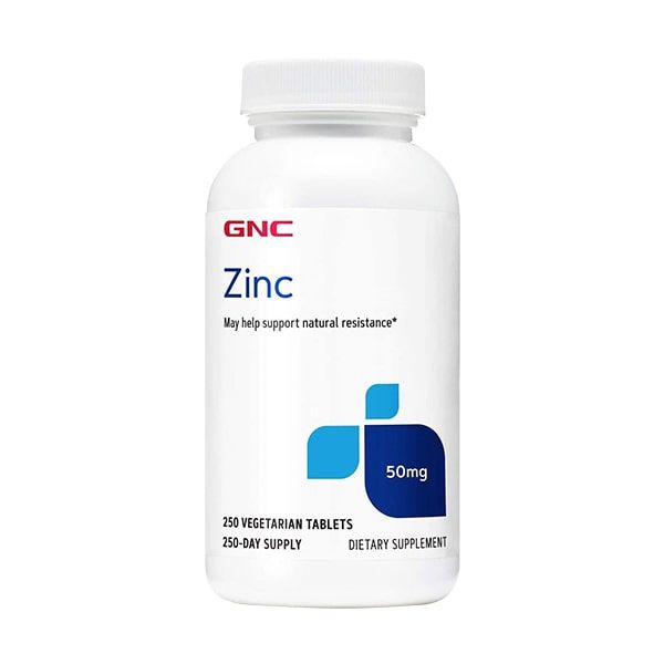 Hình ảnh chi tiết viên uống GNC Zinc 50mg - Thiết kế hiện đại, chất lượng đạt chuẩn Mỹ