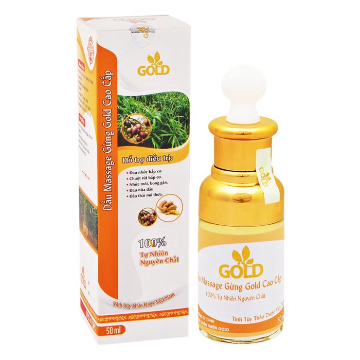 Bộ sưu tập hình ảnh dầu massage gừng Gold cao cấp