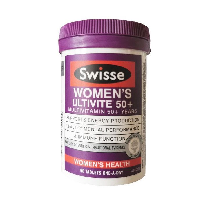 Hình ảnh minh họa sản phẩm Swisse Womens Ultivite 50+ - Vitamin tổng hợp cao cấp