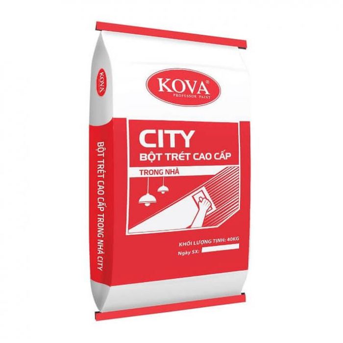 Hình ảnh minh họa bột trét Kova City cao cấp