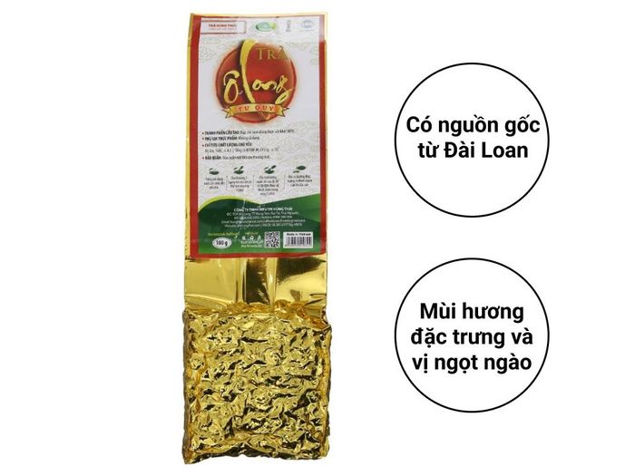 Hình ảnh đặc trưng trà Ô Long Tứ Quý Hùng Thái