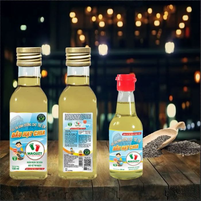 Bộ sưu tập hình ảnh Dầu Hạt Chia Maguzt chính hãng