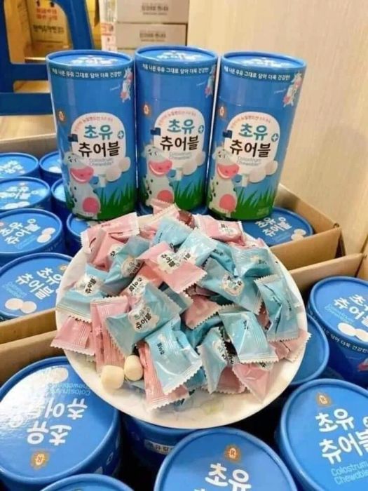 Bộ sưu tập hình ảnh kẹo sữa non Colostrum Chewable+ đa dạng