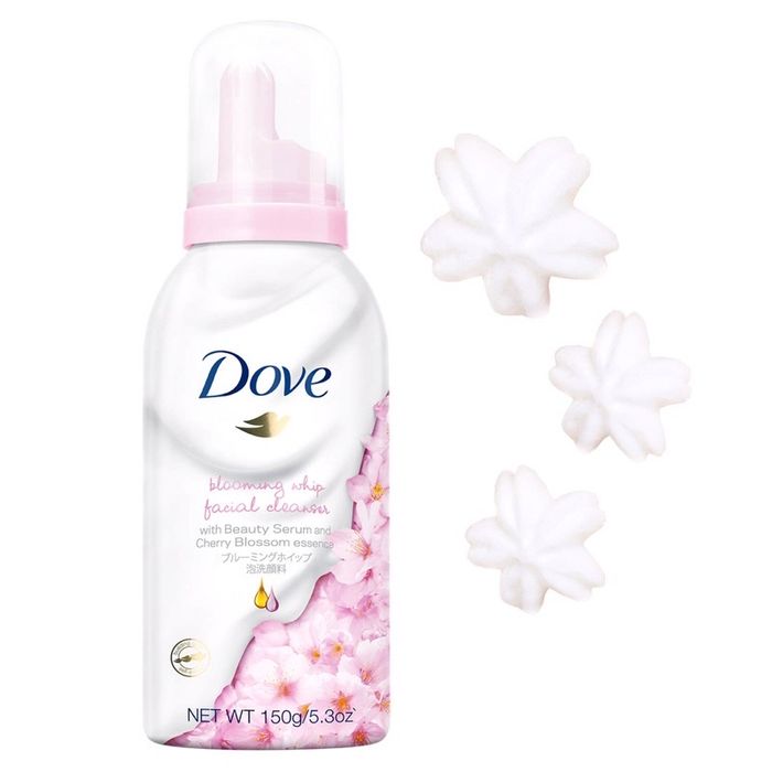 Hình ảnh minh họa Sữa Rửa Mặt Dove Sakura - Bọt dày mịn chiết xuất hoa anh đào dưỡng ẩm