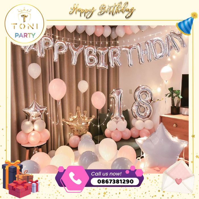 Phụ kiện trang trí sinh nhật tại TONI Party - ảnh 1